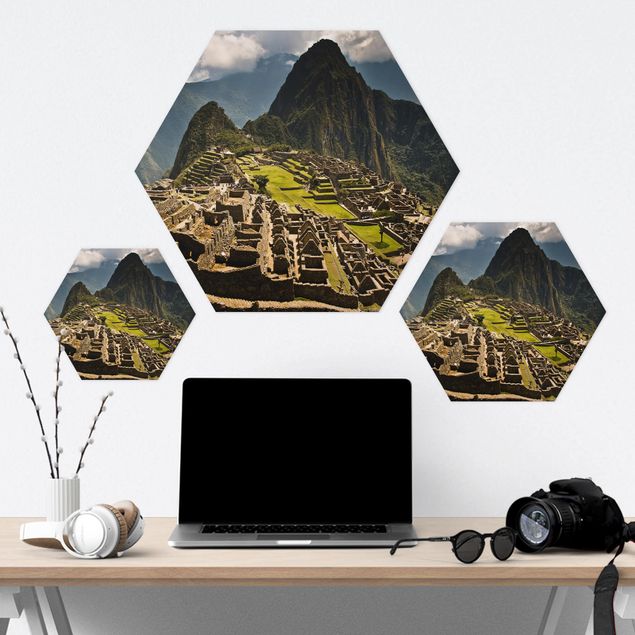 Tableau hexagon Machu Picchu