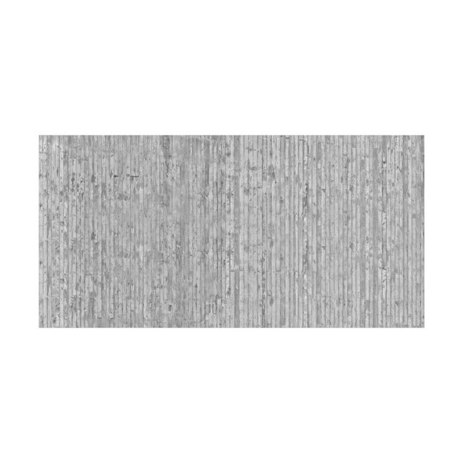 tapis 3d Papier peint à rayures imitation béton