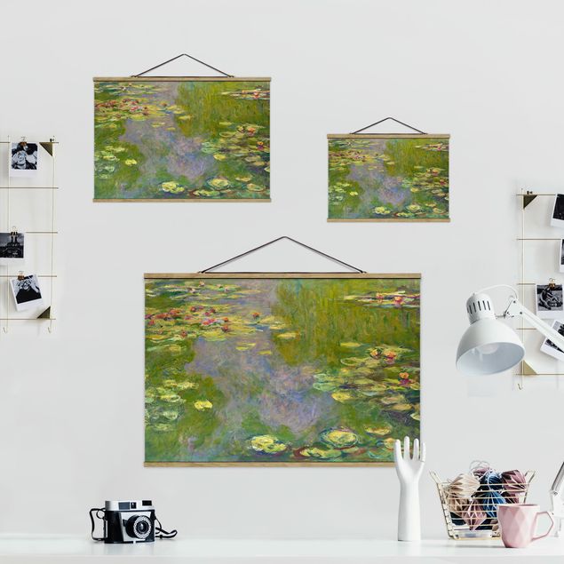 Tableaux florals Claude Monet - Nénuphars verts