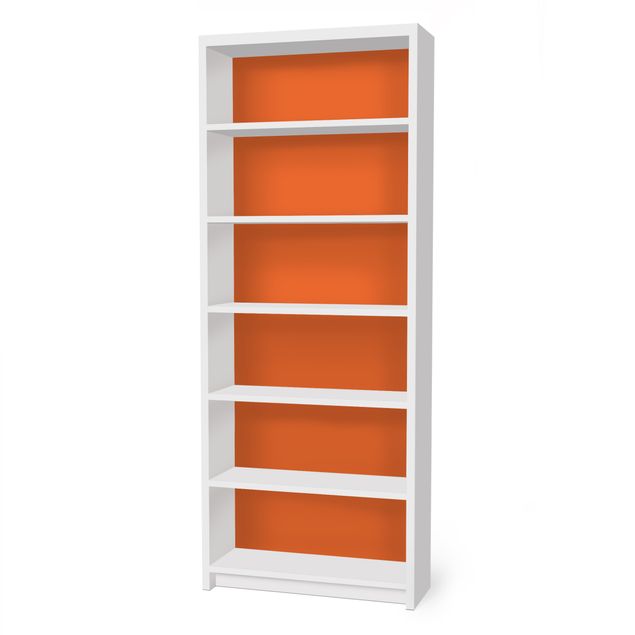 Papier adhésif pour meuble IKEA - Billy bibliothèque - Colour Orange