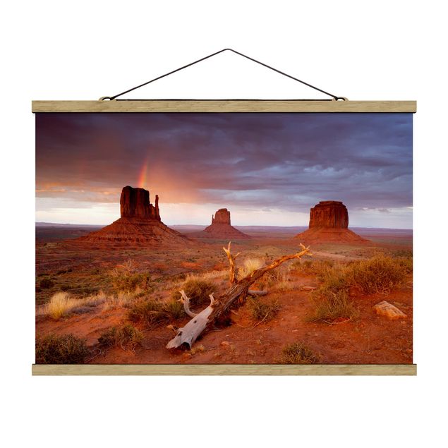 Tableau moderne Monument Valley au coucher du soleil