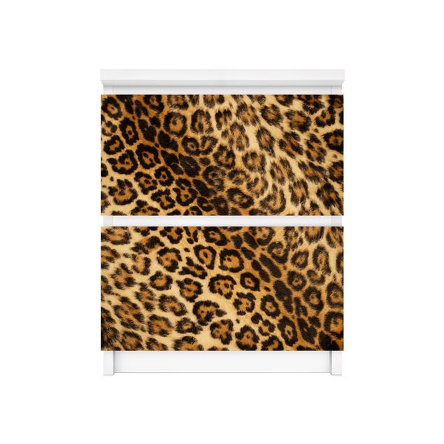 Revetement adhesif jaune Peau de jaguar