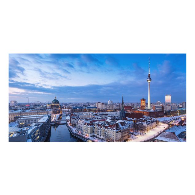 Fonds de hotte - Snow In Berlin - Format paysage 2:1