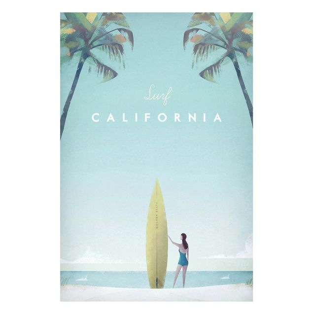 Tableau paysages Poster de voyage - Californie
