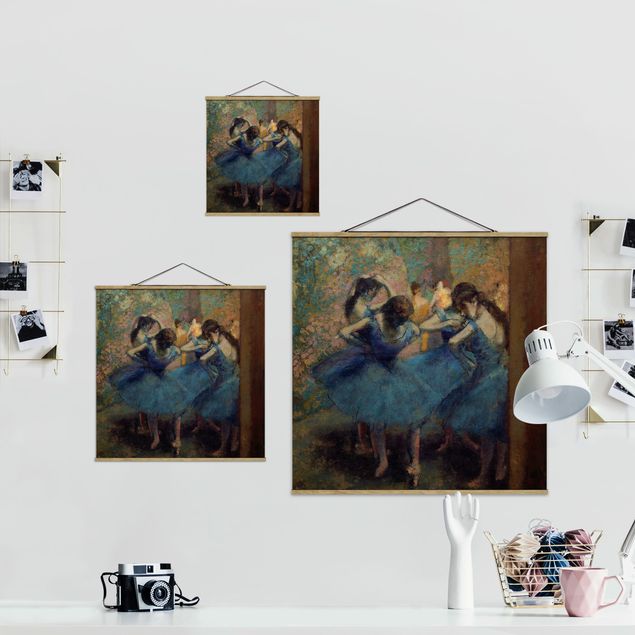 Tableau portraits Edgar Degas - Danseurs bleus