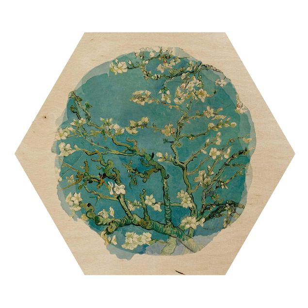 Tableaux Artistiques Aquarelles - Vincent Van Gogh - Amandiers en fleur