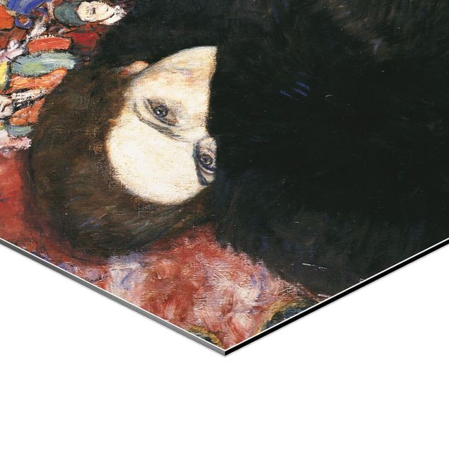 Tableau de Klimt Gustav Klimt - Dame avec une moufle