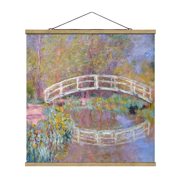 Tableau artistique Claude Monet - Pont du jardin de Monet