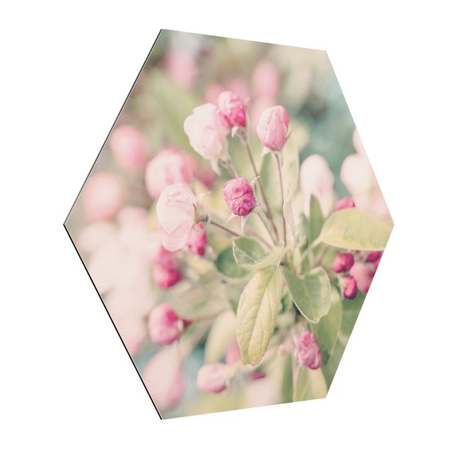 Tableau vintage Apple Blossom Bokeh Light Pink