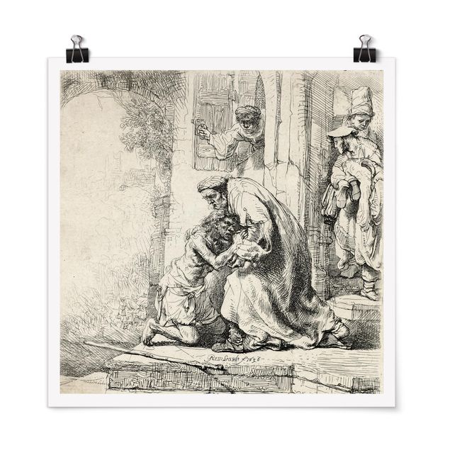 Tableaux Artistiques Rembrandt van Rijn - Le retour du fils prodigue