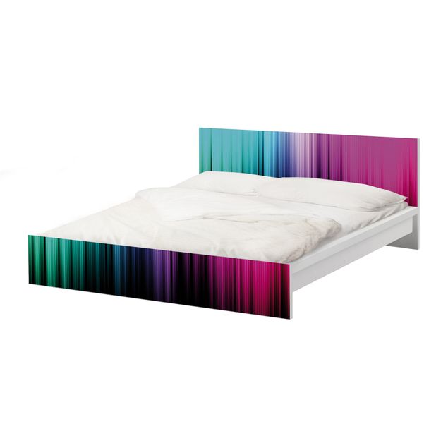 Papier adhésif pour meuble IKEA - Malm lit 140x200cm - Rainbow Display