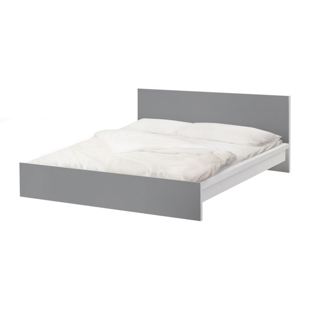 Papier adhésif pour meuble IKEA - Malm lit 160x200cm - Colour Cool Grey