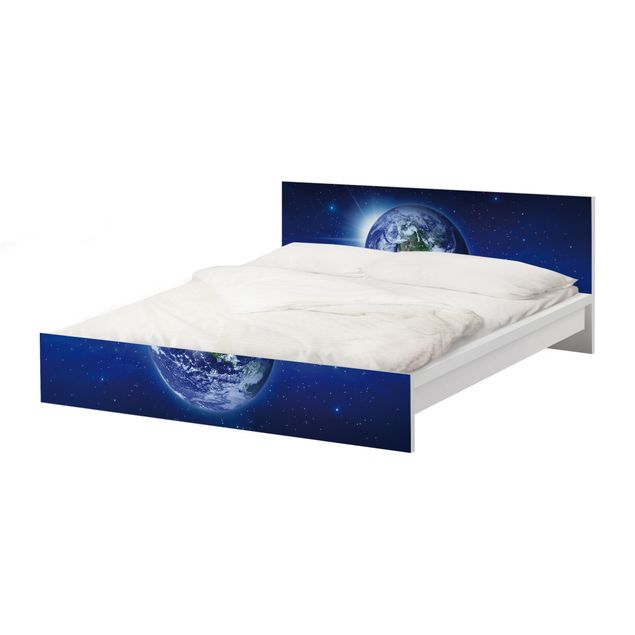 Papier adhésif pour meuble IKEA - Malm lit 160x200cm - Earth In Space
