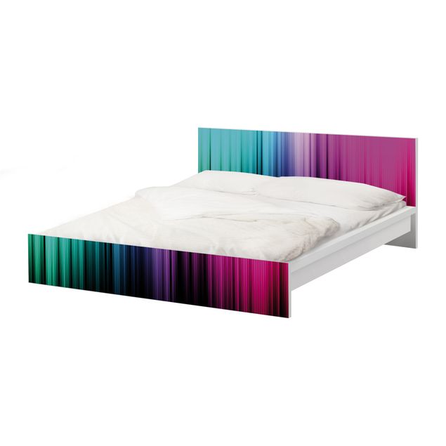 Papier adhésif pour meuble IKEA - Malm lit 160x200cm - Rainbow Display