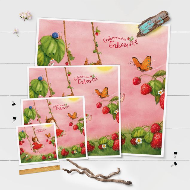 Poster - Little Strawberry Strawberry Fairy - Tree Swing