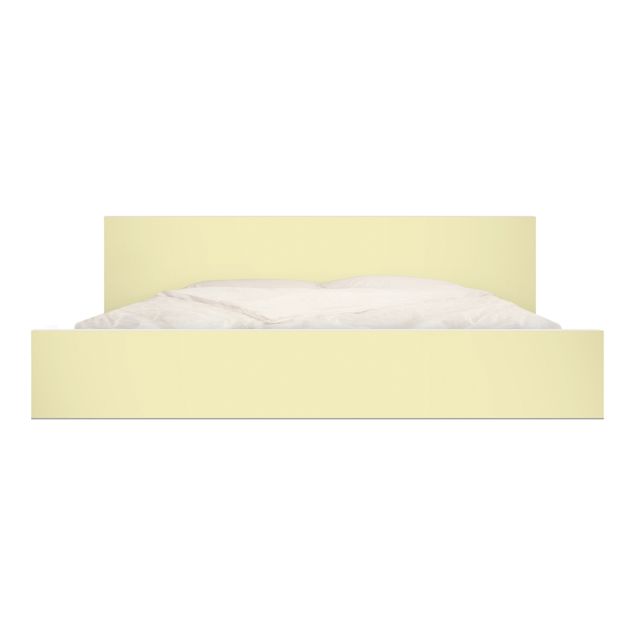 Papier adhésif pour meuble IKEA - Malm lit 180x200cm - Colour Crème