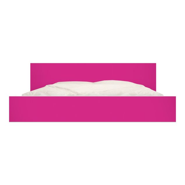 Papier adhésif pour meuble IKEA - Malm lit 180x200cm - Colour Pink