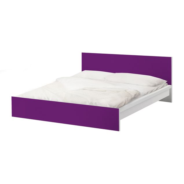 Papier adhésif pour meuble IKEA - Malm lit 180x200cm - Colour Purple