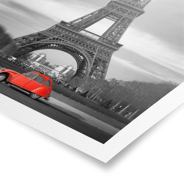 Posters en noir et blanc Spot sur Paris