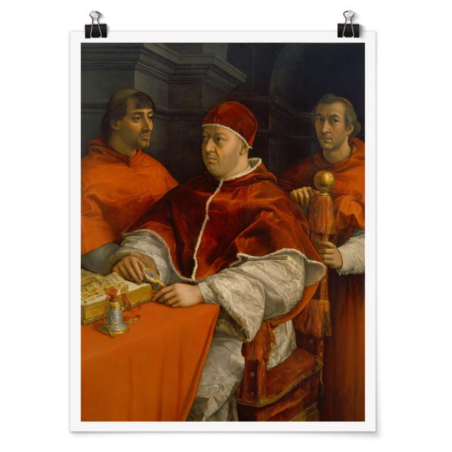 Tableaux moderne Raffael - Portrait du pape Léon X