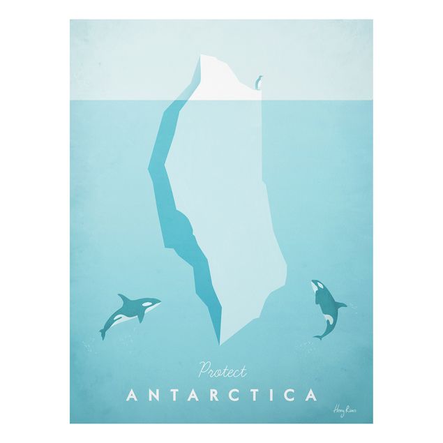 Tableau paysage Poster de voyage - Antarctique