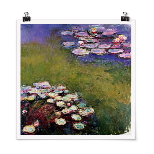 Toile impressionniste Claude Monet - Nénuphars