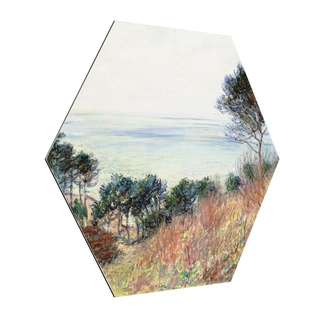 Tableau mer Claude Monet - La côte de Varengeville