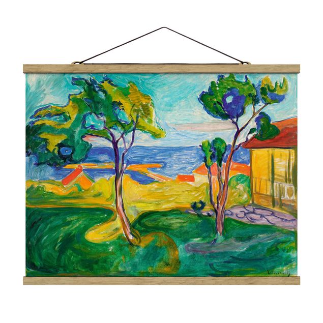 Tableaux mer Edvard Munch - Le jardin à Åsgårdstrand