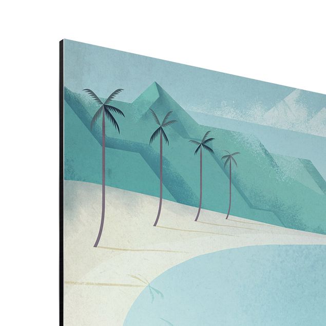 Tableaux plage Poster de voyage - Hawaii