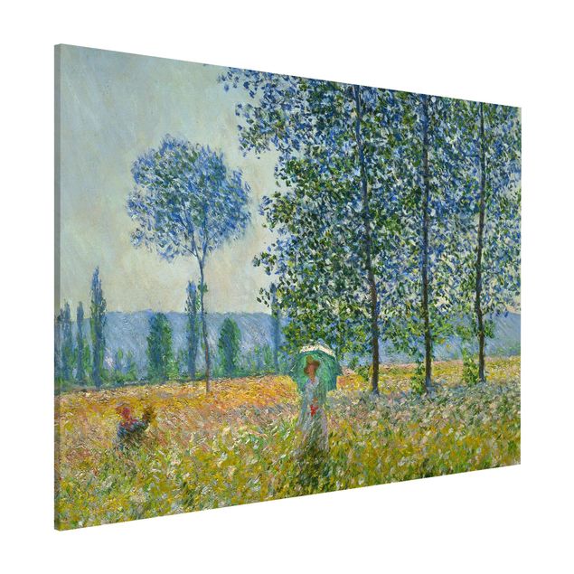 Déco mur cuisine Claude Monet - Champs au printemps