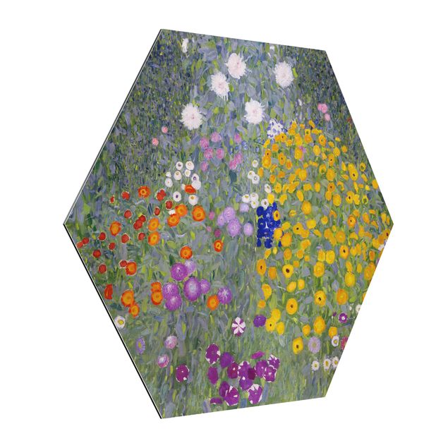Tableau moderne Gustav Klimt - Jardin de cottage