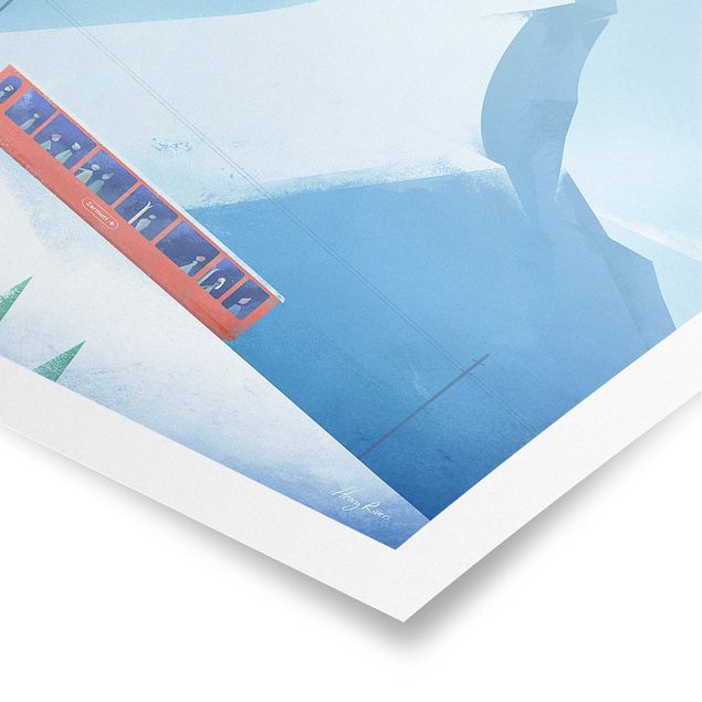 Tableau nature Poster de voyage - Zermatt