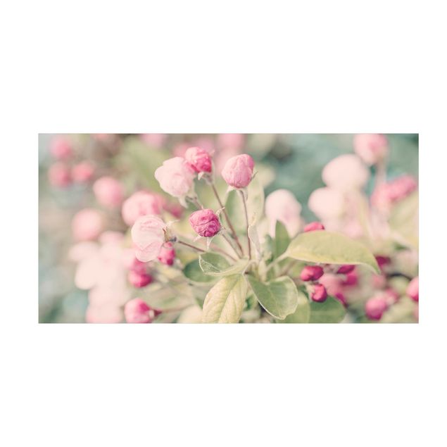 tapis modernes Apple Blossom Bokeh Light Pink