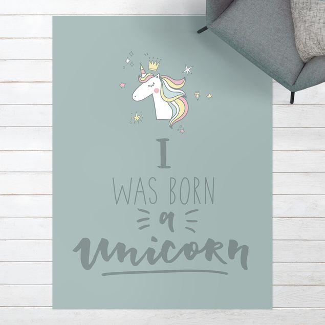 tapis extérieur I Was Born A Unicorn - Licorne