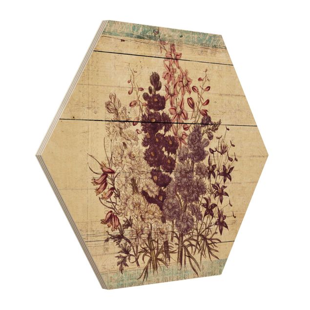 Tableau décoration Vieille autruche botanique