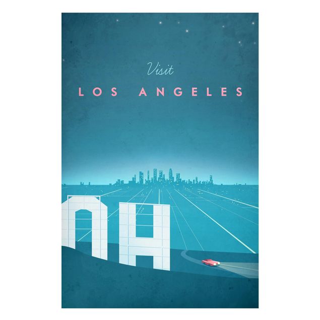 Tableaux vintage Poster de voyage - Los Angeles