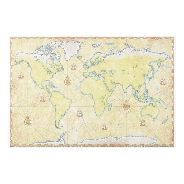 Tableau moderne World Map