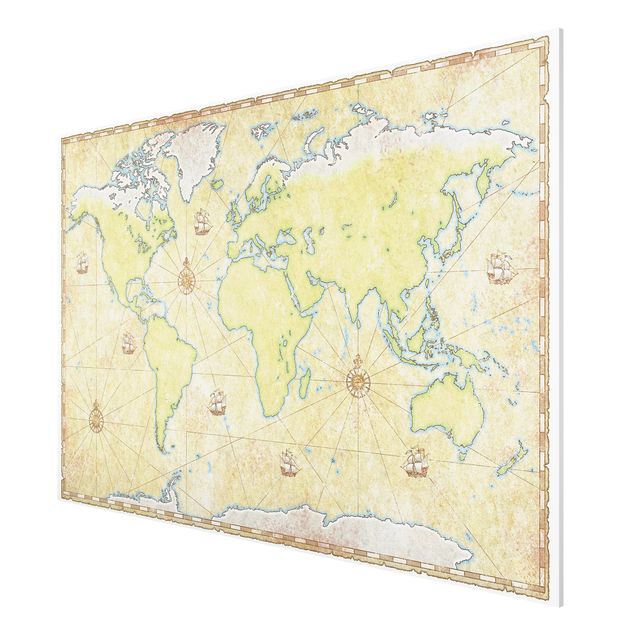 Tableaux carte du monde World Map