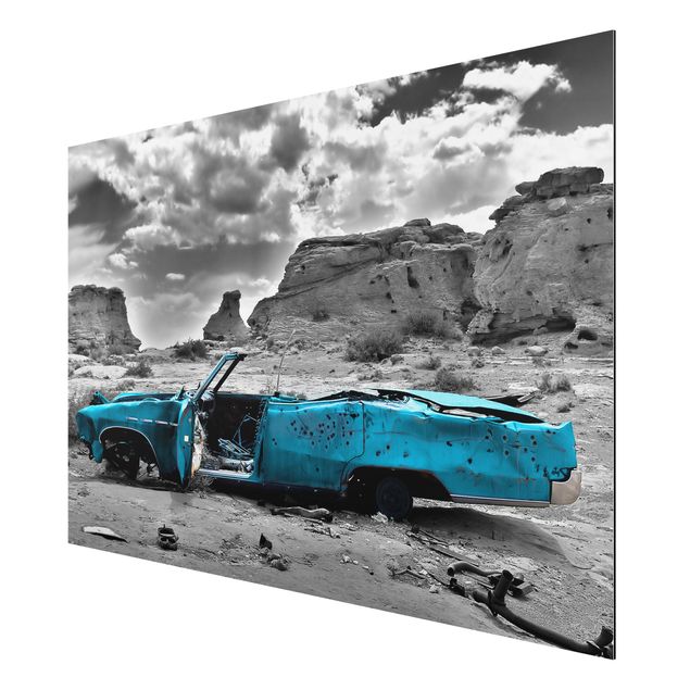 Tableaux modernes Turquoise Cadillac