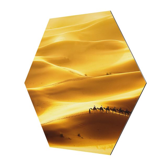 Tableaux jaunes Dunes d'or