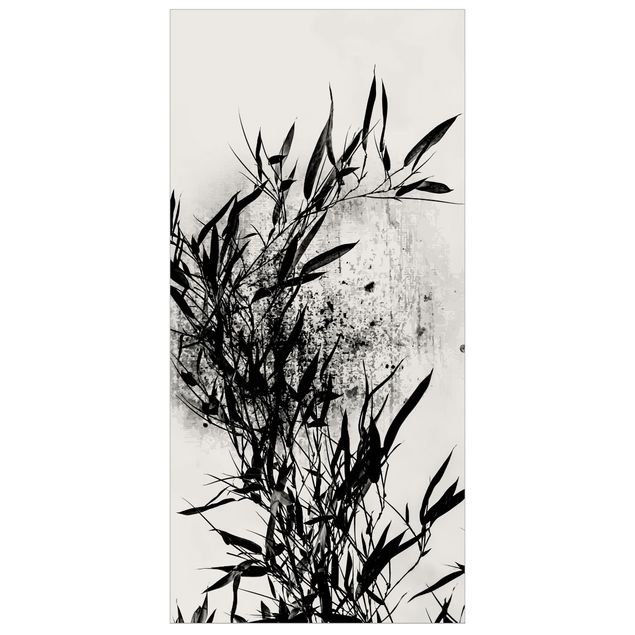 Panneau de séparation - Graphical Plant World - Black Bamboo