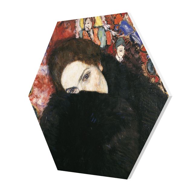 Tableaux reproductions Gustav Klimt - Dame avec une moufle