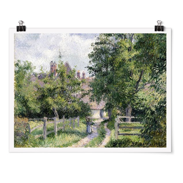 Romantisme tableau Camille Pissarro - Saint-Martin près de Gisors