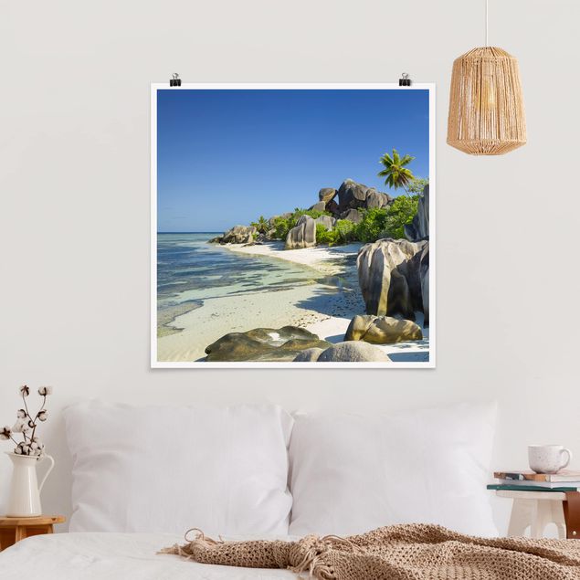 Tableau paysage Dream Beach Seychelles