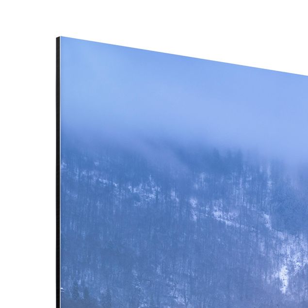 Tableau bleu Heidelberg en hiver