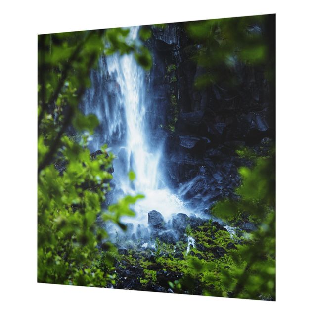 Fonds de hotte - View Of Waterfall - Carré 1:1