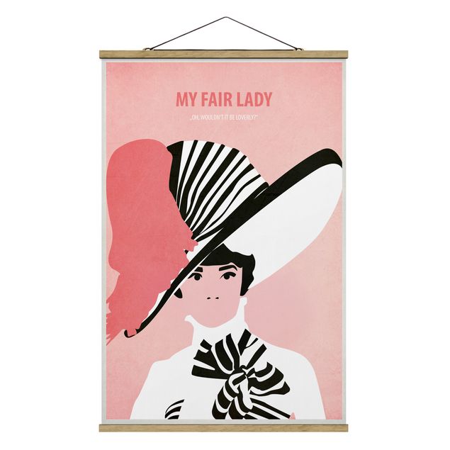 Tableau plume Affiche de film My Fair Lady