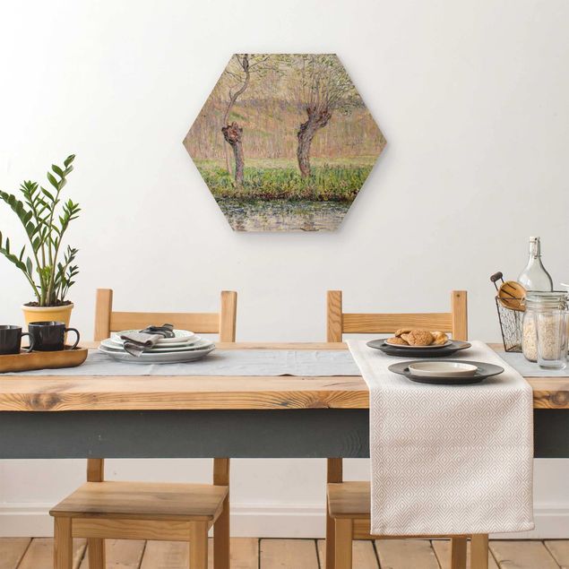 Décoration artistique Claude Monet - Saule au printemps