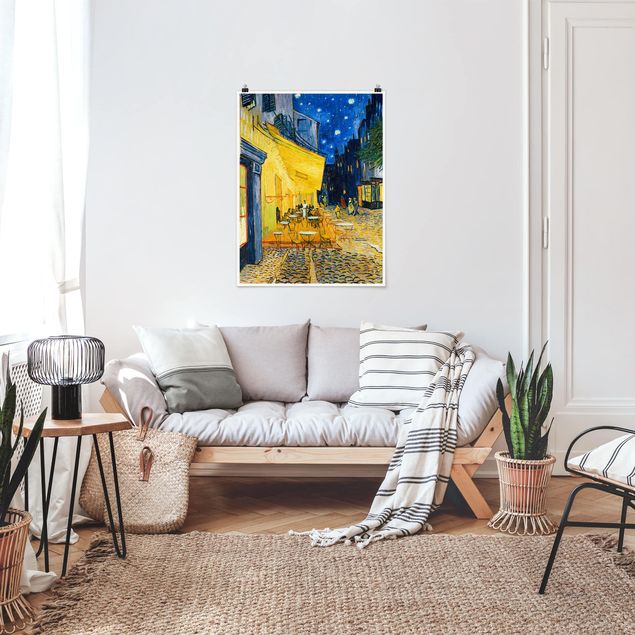 Tableaux Impressionnisme Vincent van Gogh - Terrasse de café le soir