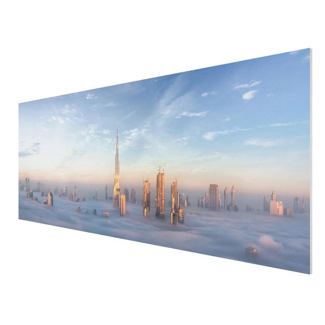 Tableaux moderne Dubaï au-dessus des nuages
